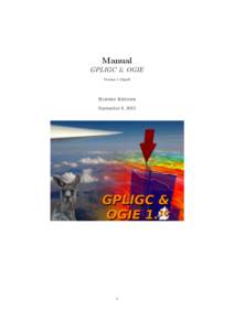 Manual GPLIGC & OGIE Version 1.10pre9 ¨ ger Hannes Kru