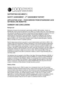 Microsoft Word - A1041 GM Soybean MON87769 2AR SD1 Safety Assess.docx