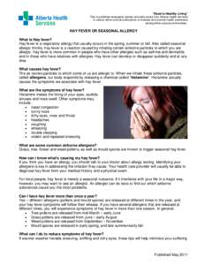 Microsoft Word - Hay Fever or Seasonal Allergy English.doc