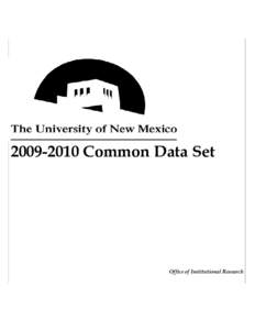Common Data Set  Office of Institutional Research Common Data Set