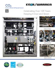 CO2 Celebrating Over 125 Years Keeping It Cool and Green Quality Excellence