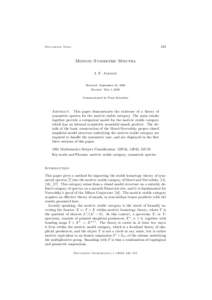 445  Documenta Math. Motivic Symmetric Spectra J. F. Jardine
