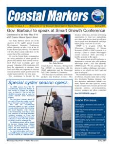 Coastal Markers Volume 10, Issue 4 NEWSLETTER  OF THE