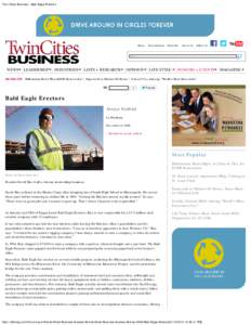 Twin Cities Business - Bald Eagle Erectors