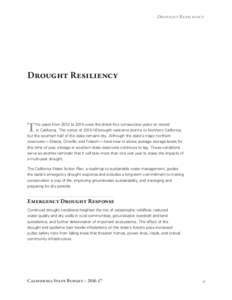Drought Resiliency  Drought Resiliency T
