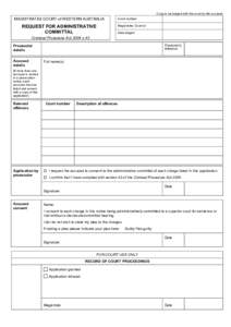 Microsoft Word - Form - Request for administrative committal.doc