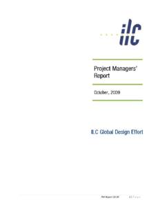 PM Report|P a g e Project Managers Report GDE meetings: