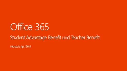 Office 365 für Bildungseinrichtungen Online Services im Browser und als App Yammer Software & Anwendungen für 5 PC/Mac, 5 Tablets