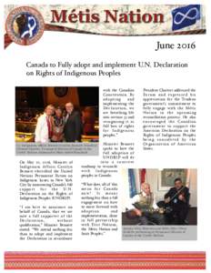 Americas / Aboriginal peoples in Canada / Declaration on the Rights of Indigenous Peoples / Mtis people / First Nations / Mtis / Indigenous peoples of the Americas / Manitoba Mtis Federation / Index of articles related to Aboriginal Canadians / Tony Belcourt