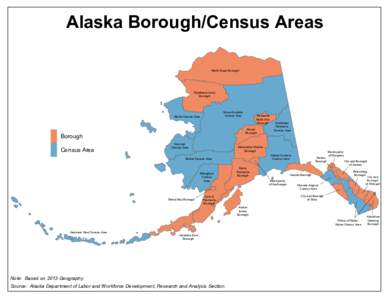 Alaska Borough/Census Areas North Slope Borough Northwest Arctic Borough