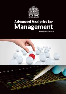 November 3-8, 2014  Advanced Analytics for Management November 3-8, 2014