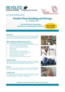 Solids Handling TECHnologies In-service training course