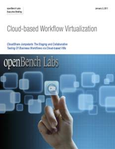 Cloud-based Workflow Virtualization