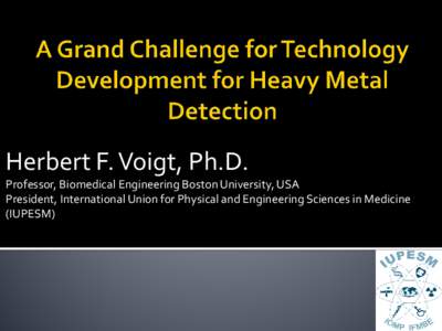 “A Grand Challenge for Technology Development for Heavy Metal Detection”,