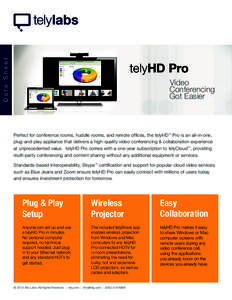 Data Sheet  telyHD Pro Video Conferencing Got Easier