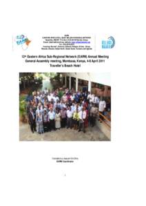 Microsoft Word - EARN meeting report April 4-8 Mombasa-LB April 27 Final.docx