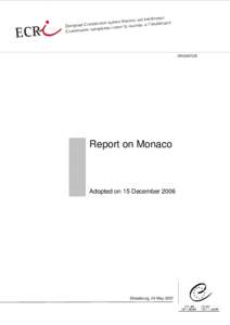 CRI[removed]Report on Monaco Adopted on 15 December 2006