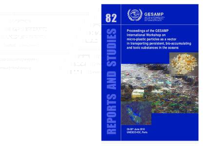 Proceedings of the GESAMP International Workshop on micro-plastic particles as a vector in transporting persistent, bio-accumulating and toxic substances in the oceans, 28-30th June 2010, UNESCO-IOC, Paris; GESAMP report