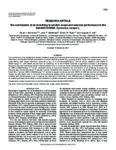1323 The Journal of Experimental Biology 215, [removed] © 2012. Published by The Company of Biologists Ltd doi:[removed]jeb[removed]RESEARCH ARTICLE