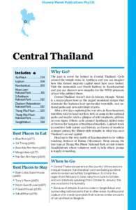 ©Lonely Planet Publications Pty Ltd  Central Thailand Why Go? Ayuthaya.....................154 Lopburi....................... 164