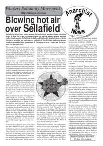 Workers Solidarity Movement http://struggle.ws/wsm Blowing hot air over Sellafield