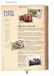 DTE Supplement / IFC  Madhya Pradesh Sept embe r 11–1 8, 2003  The yatris
