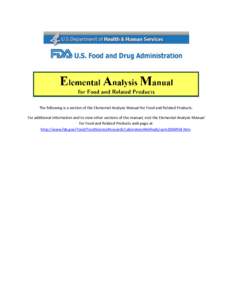 Elemental Analysis Manual - Section 3.5