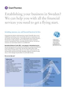 Establishing your business in Sweden? We can help you with all the financial services you need to get a flying start. Including assurance, tax, and financial functions for hire. Outsourcing non-mission-critical operation