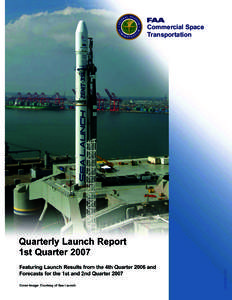 HQINDD  Commercial Space Transportation  First Quarter 2007 Quarterly Launch Report