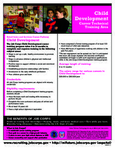 Child Development Career Technical Training Area