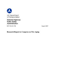 Microsoft Word - Report to Congress Tire Aging Report Final[removed]p.m.doc