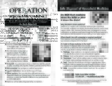 Operation Medicine Cabinet flyer