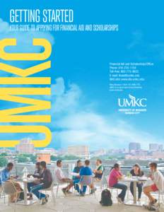 Getting started  UMKC Your guide to applying for financial aid and scholarships