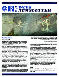 Desert Research Institute: Division of Earth and Ecosystem Sciences  Summer 2012 DEES NEWSLETTER