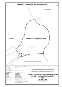 Sheet 20 - Rivendell Adolescent Unit Parramatta River Rocky Point  Brays Bay