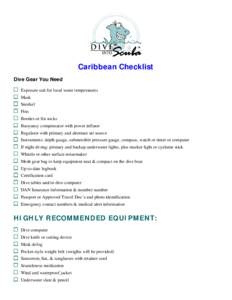 Microsoft Word - Caribbean Checklist2005.doc