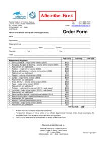 Microsoft Word - Order Form