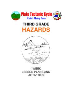 THIRD GRADE  HAZARDS 1 WEEK LESSON PLANS AND