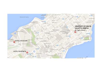 Google Maps:50 UNIVERSITY	  OF	  MALTA	   VALLETTA	  CAMPUS	  