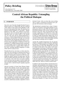 Microsoft Word - B55 Central African Republic - Untangling the Political Dialogue ENGLISH.doc