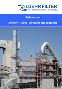 Microsoft Word - LUEHR FILTER_Refernces_Cement_Lime_Gypsum_Minerals_2014.doc