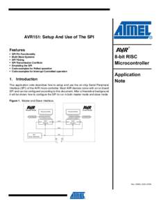 AVR151: Setup And Use of The SPI Features • • • •