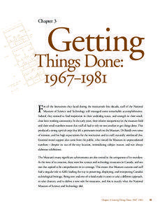 CSTM Origins - Chapter 3: Getting Things Done: 1967–1981