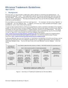 Khronos Trademark Guidelines V1 Apr10