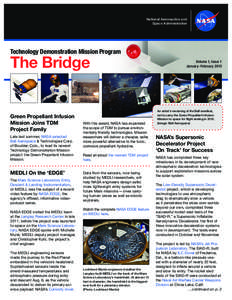 National Aeronautics and Space Administration Technology Demonstration Mission Program  The Bridge