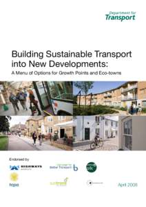 Building Sustainable Transport into New Developments