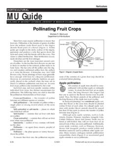 Horticulture HORTICULTURAL MU Guide PUBLISHED BY UNIVERSITY EXTENSION, UNIVERSITY OF MISSOURI-COLUMBIA