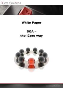 White Paper SOA  the iCore way www.icoresolutions.com