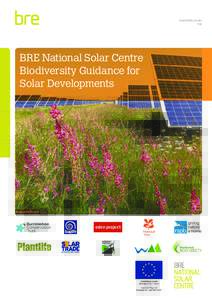 www.bre.co.uk/ nsc BRE National Solar Centre Biodiversity Guidance for Solar Developments