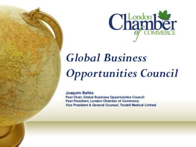 London Chamber of Commerce Presentation